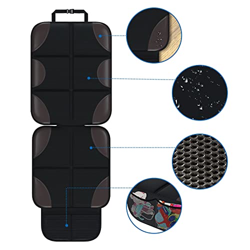 Smart eLf Car Seat Protector, Thickest Padding Seat Protector Carseat with Waterproof Fabric