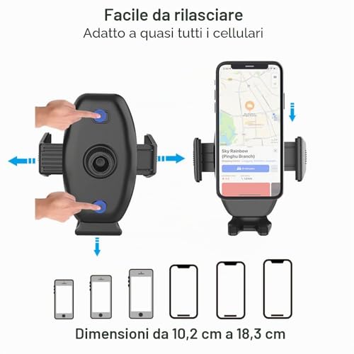 ICAILIN Car Phone Holder for 360° Rotation, Air Vent Phone Holder for iPhone 16 15 14 13 12 Pro Max, Phone Holder for Mini R56 F56 Smart 453, Smart 453