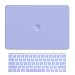 TOP CASE MacBook Pro 13 inch Case 2019 2018 2017 2016 Release Model: A1708 Without Touch Bar, 2 in 1 Signature Bundle Rubberized Hard Case + Keyboard Cover Compatible MacBook Pro 13", Serenity Blue