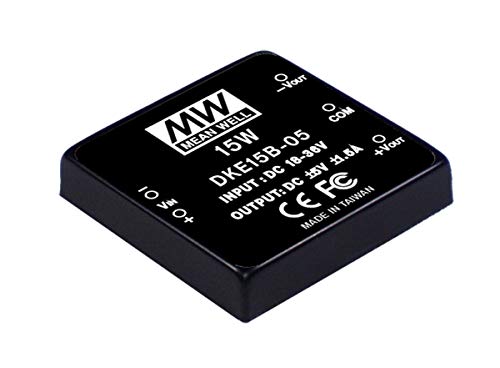 MEAN WELL DKE15A-24 -/+24V -/+31.3~-/+313mA 15W DC-DC Regulated Dual Output Converter DC/DC Converter