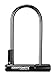 Kryptonite Keeper 12 Standard Heavy Duty Bicycle U-Lock with Bracket (4-Inch x 8-Inch), Black