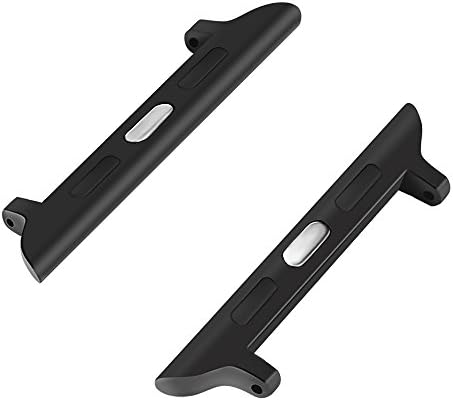 Watch Band Adapter Pro Strap Clasp Pin Stand 42mm Adapter Kit for All Apple Watch Series 1 and 2,i watch adapter,42mm Band Connector,Apple watch usb adapter Space Black