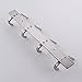 KES SUS 304 Stainless Steel Towel/Coat Hook Rack Rail Shelf with 4 Hooks Robe Hanger Bathroom Storage Organizer Wall Mount Brushed Finish, AH203H4-2