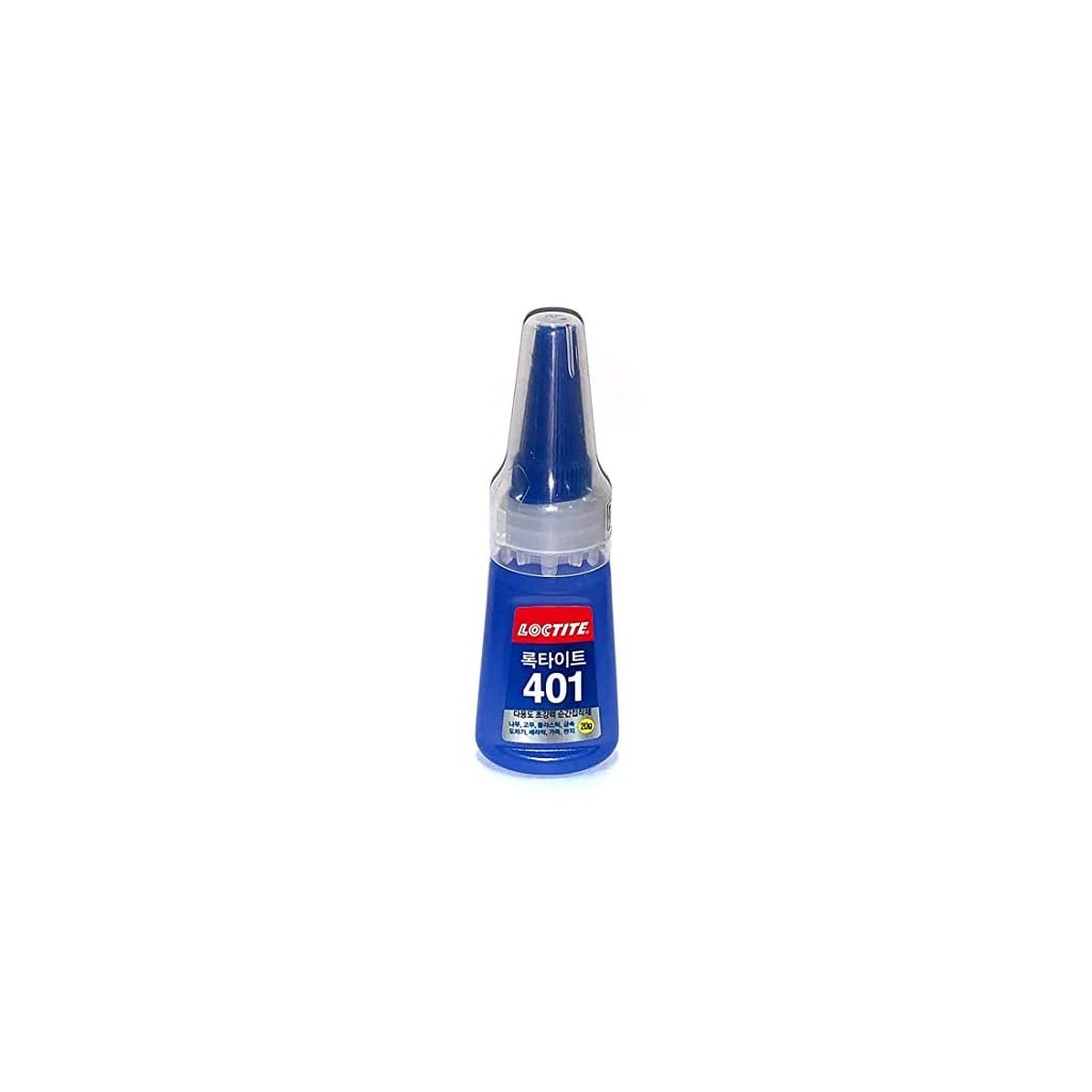 Loctite 401 Super Glue Instant Adhesive 20G Sticks metal, rubber