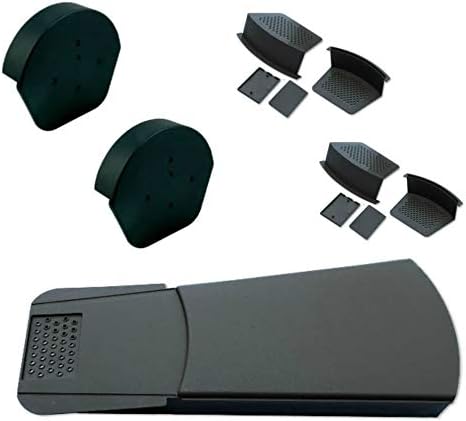 Easy Trim Black Universal Dry Fix Roof Edge Protecting Verge - 2 Gable System 50 Pack with Half Round Cap