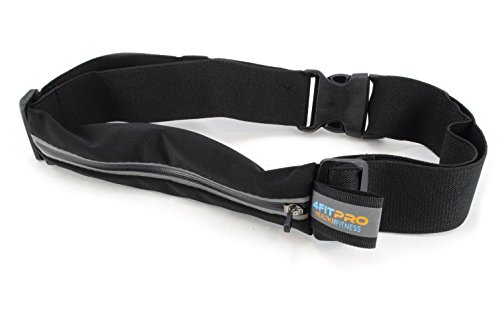 Running and Fitness Expandable Water Resistant Waist Pack Belt. No Bounce, Fanny Pouch Design Expands to 11x5x3 In,Carry Large Adult Phones and Other Runners, Athletes and Adventurers Essentials
