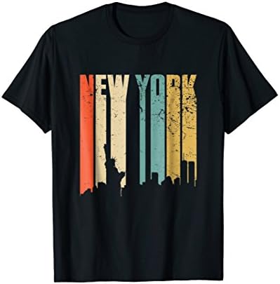 New York Retro Skyline City Shirt