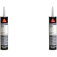 Sika Sikaflex-221 Black and White Multi-Purpose 10.1 fl oz Polyurethane Sealant/Adhesive 2-Pack