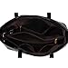 Z-joyee Women Shoulder Bag 2 Piece Tote Bag Pu Leather Handbag Purse Bags Set, Black