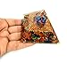 Jet Mix Gemstone Unique Lapis Merkaba Chakra Orgone Pyramid Crystal Gemstones Copper