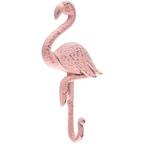 FREE SHIPPING Pink Flamingo Metal Wall Hook Beach Seaside