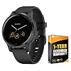 Garmin Vivoactive 4S GPS Smartwatch with Music & Fitness Activity Tracker & Health Monitor Apps (Black/Slate) 010-02172…