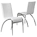 Christopher Knight Home Kensington Modern Chairs, 2-Pcs Set, White