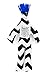 Dammit Doll - Classic Dammit Doll - Dame De Base - Black on White, Blue Hair - Stress Relief, Gag Gift