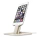 Twelve South Hirise for iPhone/iPad | Adjustable Charging Stand, Requires Apple Lightning Cable, Gold