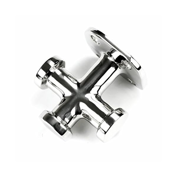 Mizugiwa-Marine-Single-Cross-Bollard-Stainless-Steel-Boat-Yacht-Heavy-Duty-Cleat