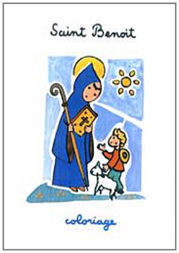Coloriage Saint Benoît by Un Moine de Fontgombault