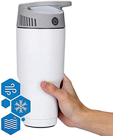 iPawde 2019 Airwirl,Personal Space Air Conditioner, Battery Powered Personal Space Air Cooler & Heating System, Desktop Cooling Fan for Office Household Outdoors