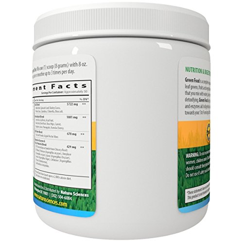 image for Naturo Sciences Raw Green Powder Superfood - 1g Natural Sugar Per Serv
