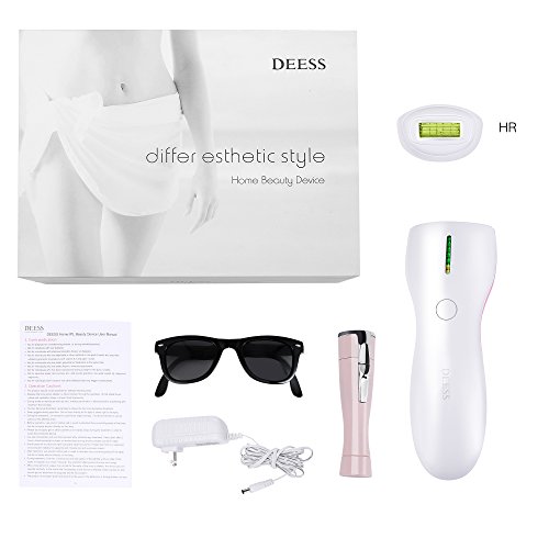 DEESS Permanent Hair Removal Device iLight 3 plus, 35,0000 Flashes, IPL Hair Removal System for Face and Body at home[Non-rechargeable], [device+1 HR lamp] with Ladies Facial Hair Razor - Thumbnail 6