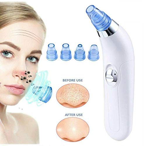 MinGe Household Vacuum Suction Blackhead Remover Acne Removal Facial Pore Cleaner Blackhead & Blemish Removers