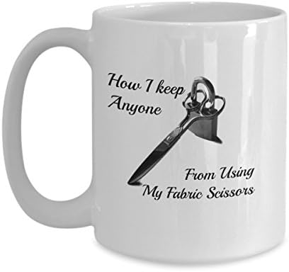 Best Gift For Quilter, Handsewn Gift Mug, Favorite Seamstress Coffee Cup, Funny Quilting Mug, Swearing Coffee Cup