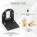 Keadic 4 Sets 37mm DC Geared Motor Mounting Bracket Holder with 6mm Hex Coupling and Set Screws