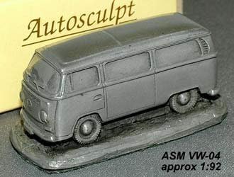 VW T2 Van Pewter Effect Car