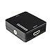 Teorder RCA Composite AV CVBS to HDMI Audio Video Mini Converter Adaptor Full HD 720P 1080P with USB Charge Cable Support PAL/NTSC for PS3/STB/Xbox/VHS/VCR/Blue-Ray DVD Players/TV/PC