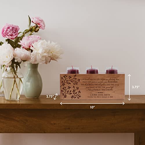 Lifesong Milestones Custom Tealight Candle Holder Bereavement Gift