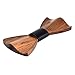 Mr.Van Natural Wood Bow Ties Handcrafted Wooden Adjustable Bowties with Gift Box Gifts for men