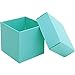 Mini Square 2x2x2 Wedding Bridal Shower Favor Box with Lid (10 Count)- Robin Egg Blue