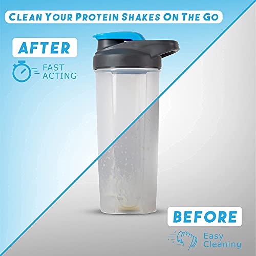 Water Bottle Cleaning Tablets 30Pack Protein Shake Cleaner Tablets Biodegradable, Tumbler and