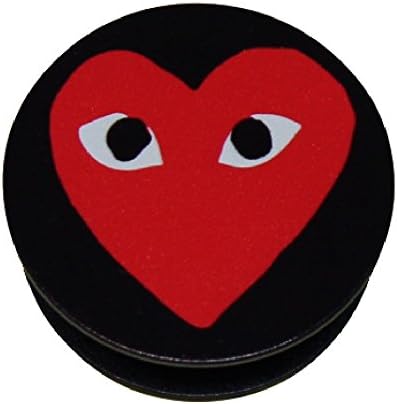 PopStyle Grip Stand Mount for Smartphone Tablet Expanding Holder High Fashion (Comme Des Garcon Inspired) Luxury Quality 3M (Bred Heart)