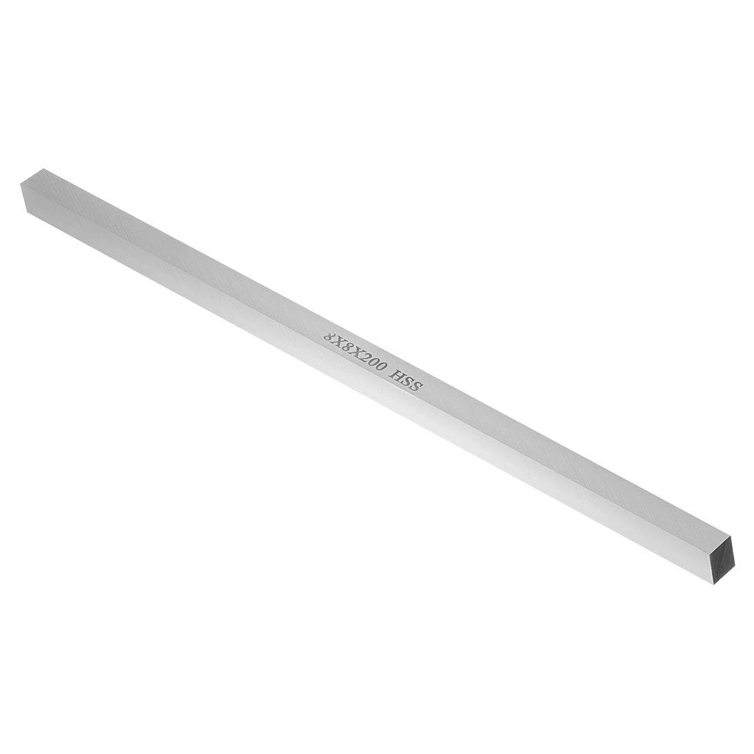 sourcing map HSS Lathe Tool Bit 8mm x 8mm x 200mm, Square Lathe Turning Tool Blanks, High Speed Steel Rectangular Fly Cutter Mill Blank