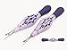 Smartneedle Stitch Ripper, Undo Double Tip Seam Ripper for Embroidery, Sewing, Art and Craft Projects, 2-in-1 Japanese Harden Steel Ergonomic Seam Ripper with Protective Caps, Thread Unpicker, Purple