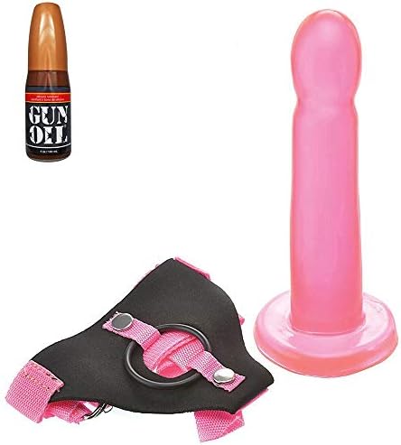 Strap-Ôn Pink Ḋ-Ḯ-Ḷ-Ḋ`Õ1.0 & Silicone Lube Sét
