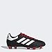 adidas Unisex-Kid's Goletto VI Firm Ground Football Shoe, Black/White/Scarlet, 4.5 M US Big Kid