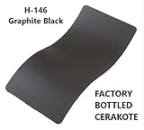 CERAKOTE H-Series Factory Bottled - Baked Firearm Coating Available - 118 ml (4 OZ Bottle) (H-146: Graphite Black)