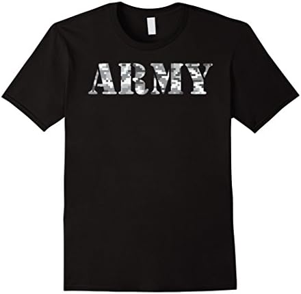 Mens U.S. Army Shirt Urban Digital Camo Tee 2XL Black