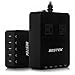 BESTEK USB Travel Power Strip with 8 International Adapters,5-Port 40W USB Charging Station with 2-Outlet Surge Protector