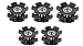ONIPAX 5pcs/Bag Star Nut Road Bike MTB Headset Star Nut for Fork 1-1/8