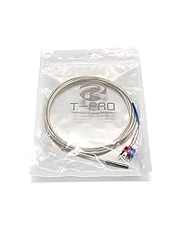 T Pro RTD PT100 sensores de temperatura three wire sistema , Sonda de acero inoxidable (4 × 30 mm) Rango:  50 ?  200 ?, Blanco