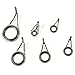 Croch 7 Sizes 40 Pcs Fishing Rod Tip Repair Kit Stainless Steel