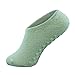 Skidders Womens Soft Touch Grip Socks - One Size Fits All, 2-Pack - Blue with White Polka Dots / White