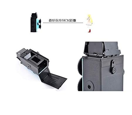 FidgetGear Recesky 35 mm Doble Lente Reflex TLR Holga Lomo cámara ...