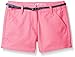 Nautica Girls' Woven Short with Belt
