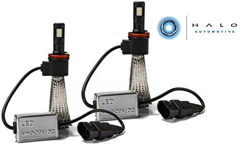Halo Automotive Premium Fanless H9 LED Conversion Kit - 40w 8,000Lm 6000K White CREE - 2 Year Warranty