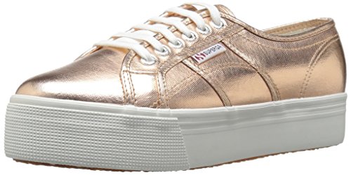 Superga Women's 2790 Cotmetu Fashion Sneaker, Rose Gold,
