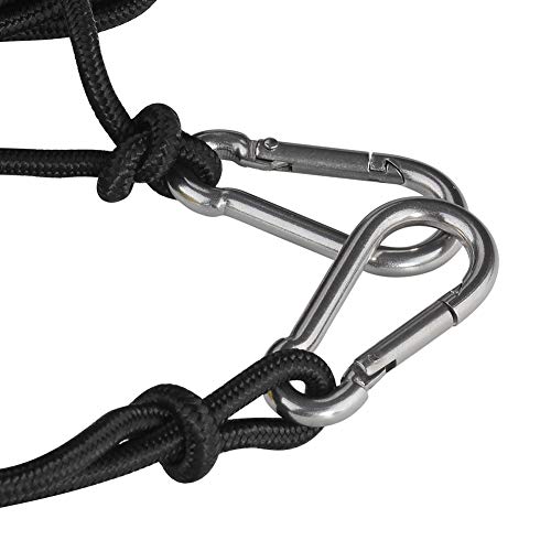 YSUCAU 30 ft Kayak Drift Anchor Tow Rope Tow Line Throw Line with EVA Buoy Steel Clips for Fishing Drift Anchors System